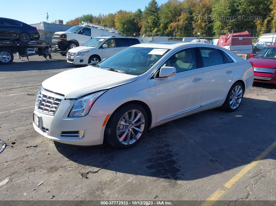 2013 Cadillac Xts Premium White vin: 2G61T5S37D9101602