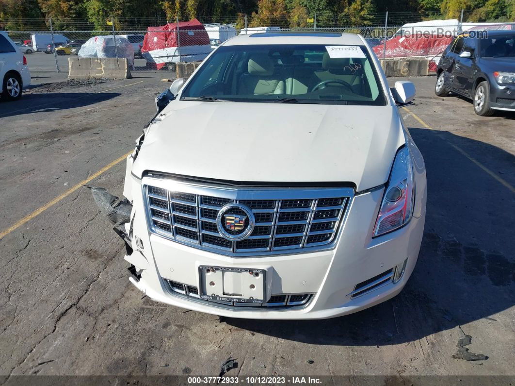 2013 Cadillac Xts Premium White vin: 2G61T5S37D9101602