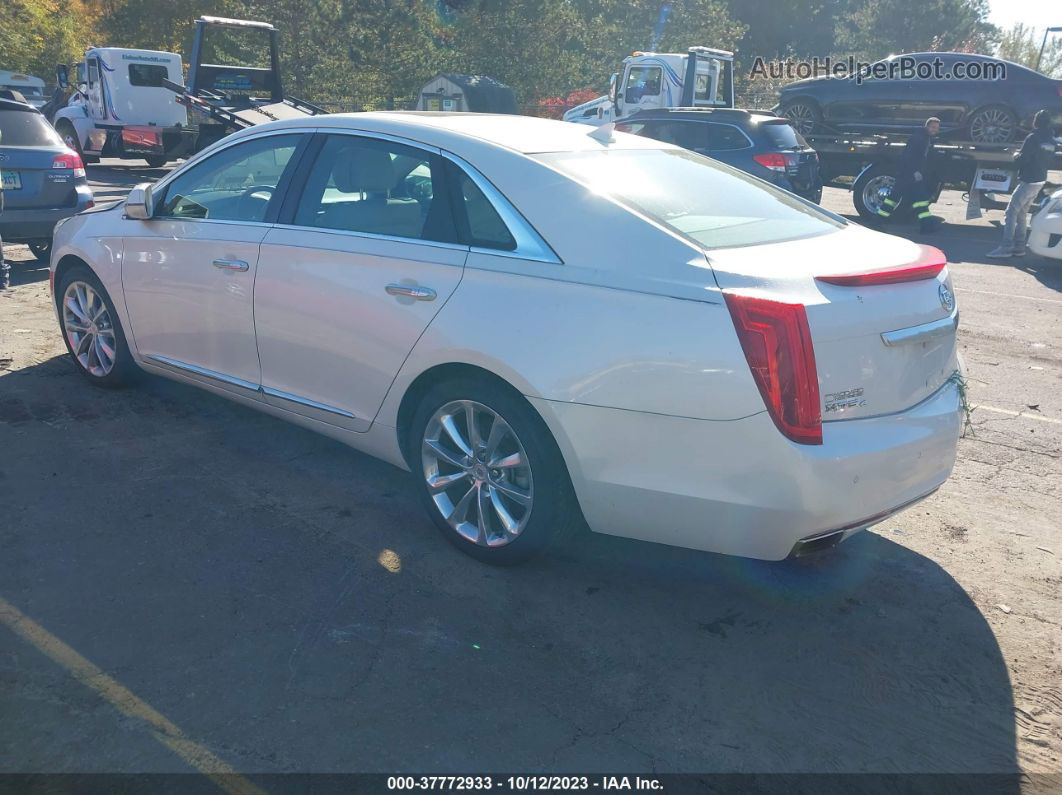 2013 Cadillac Xts Premium White vin: 2G61T5S37D9101602