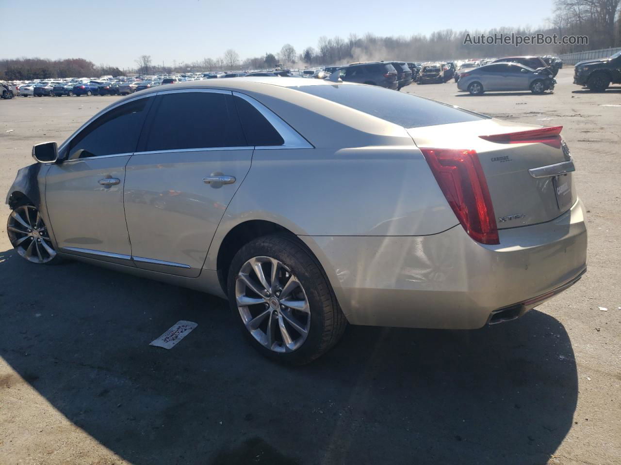 2013 Cadillac Xts Premium Collection Желто-коричневый vin: 2G61T5S37D9213607