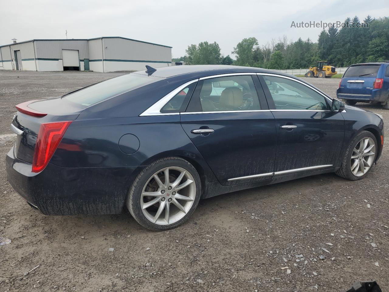 2013 Cadillac Xts Premium Collection Синий vin: 2G61T5S38D9179001