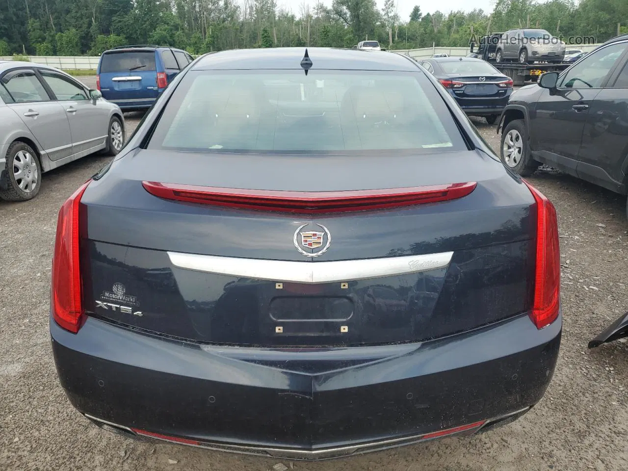 2013 Cadillac Xts Premium Collection Синий vin: 2G61T5S38D9179001