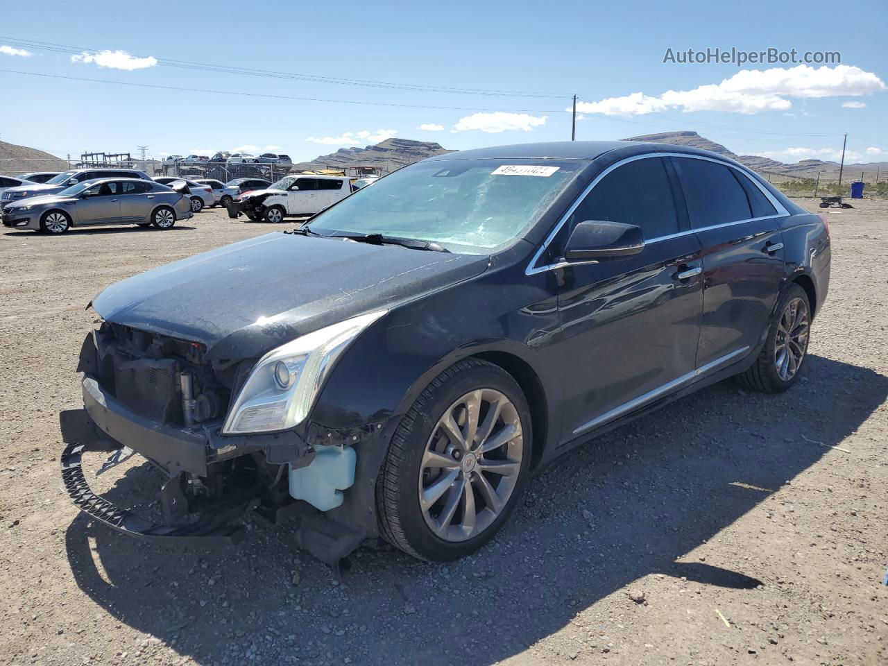 2013 Cadillac Xts Premium Collection Black vin: 2G61T5S39D9132298