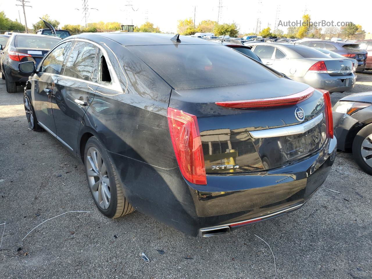 2013 Cadillac Xts Premium Collection Black vin: 2G61T5S39D9168587