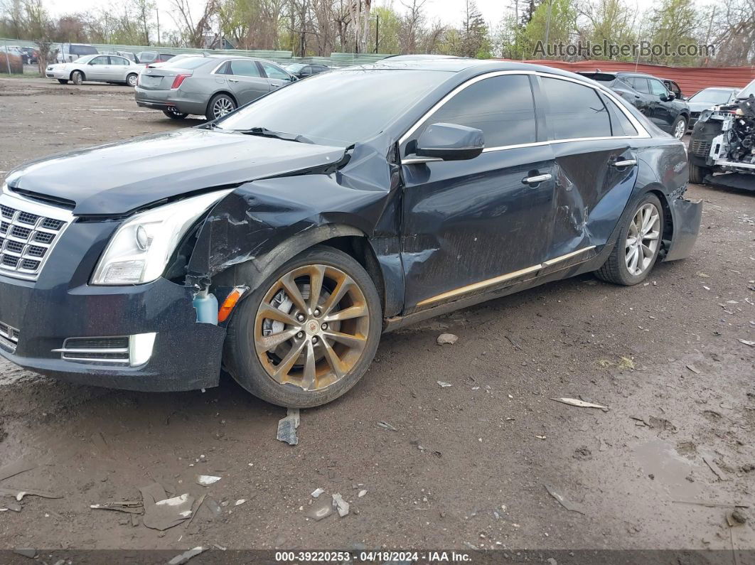 2013 Cadillac Xts Premium Синий vin: 2G61T5S3XD9164581