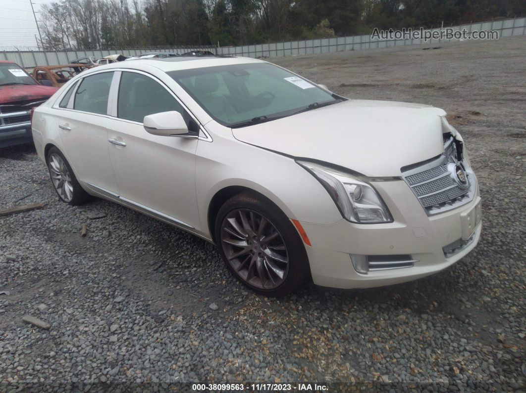 2013 Cadillac Xts Platinum White vin: 2G61U5S31D9171318