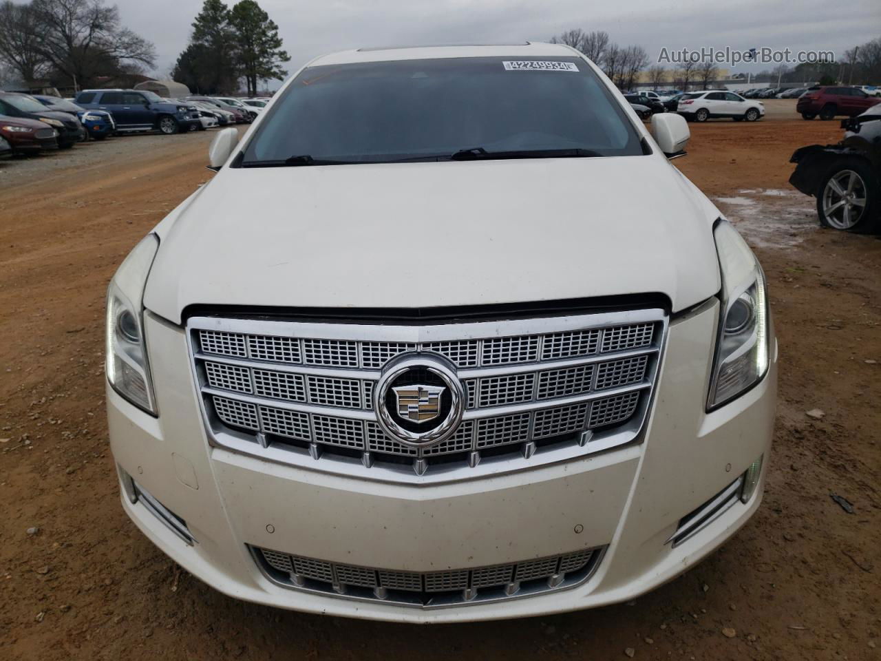 2013 Cadillac Xts Platinum White vin: 2G61U5S34D9175525