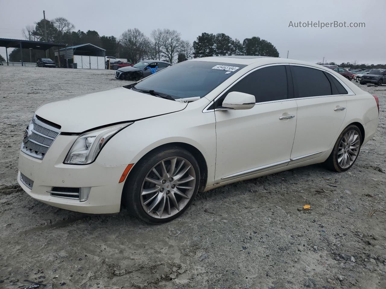 2013 Cadillac Xts Platinum White vin: 2G61U5S34D9175525