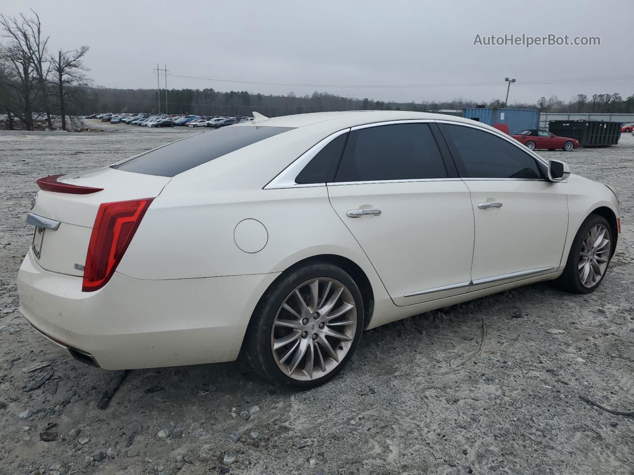 2013 Cadillac Xts Platinum White vin: 2G61U5S34D9175525