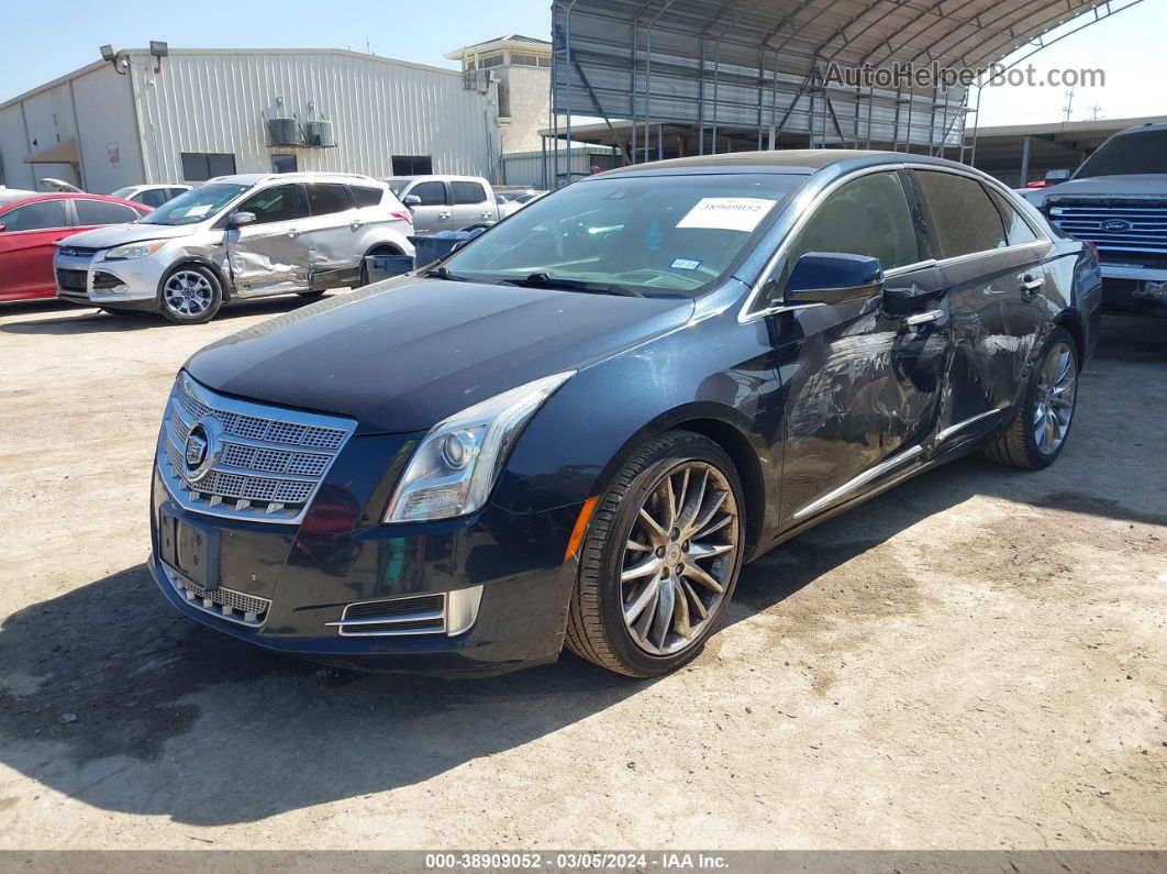2013 Cadillac Xts Platinum Dark Blue vin: 2G61U5S35D9161262