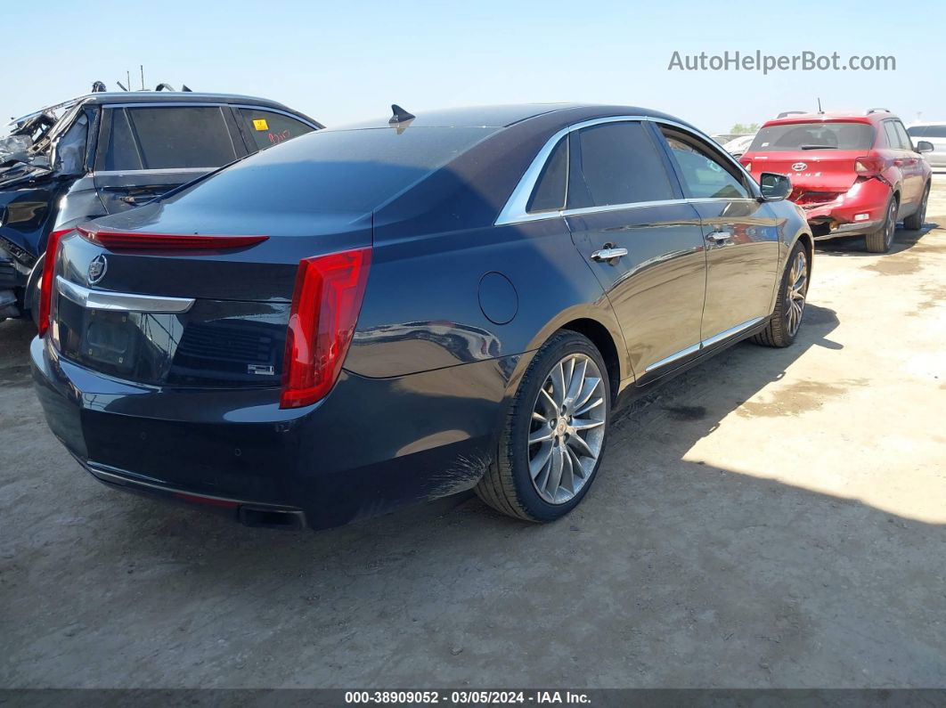 2013 Cadillac Xts Platinum Dark Blue vin: 2G61U5S35D9161262