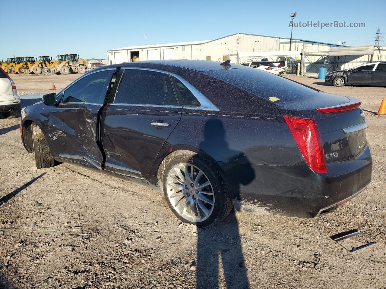 2013 Cadillac Xts Platinum Синий vin: 2G61U5S35D9222660