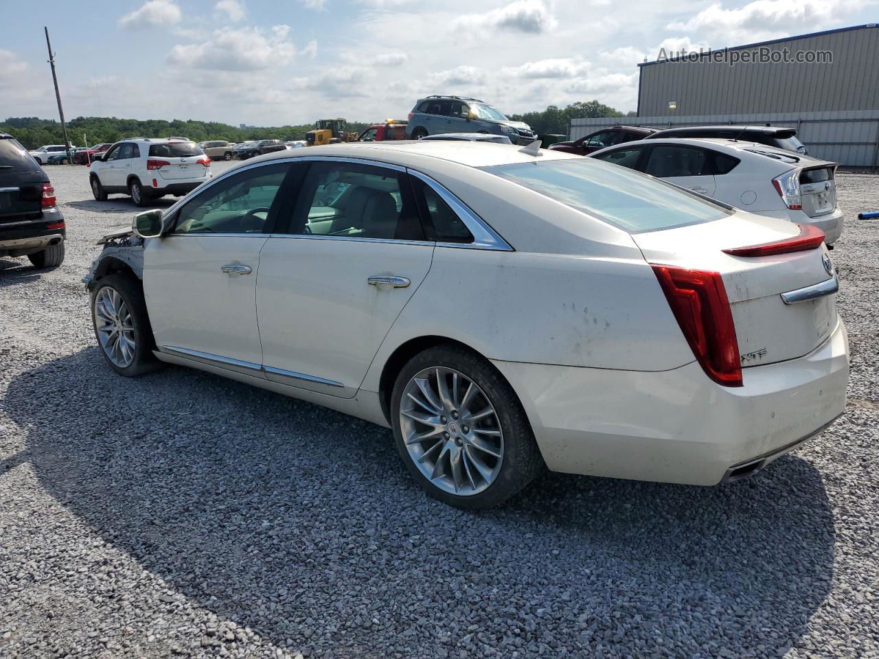 2013 Cadillac Xts Platinum White vin: 2G61U5S38D9218893