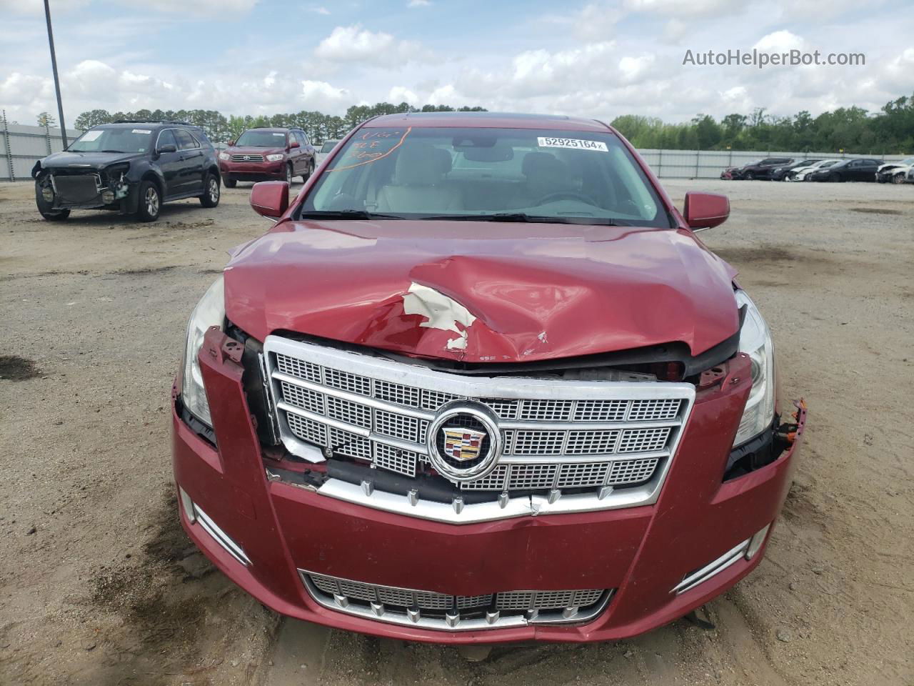 2013 Cadillac Xts Platinum Burgundy vin: 2G61U5S39D9124330