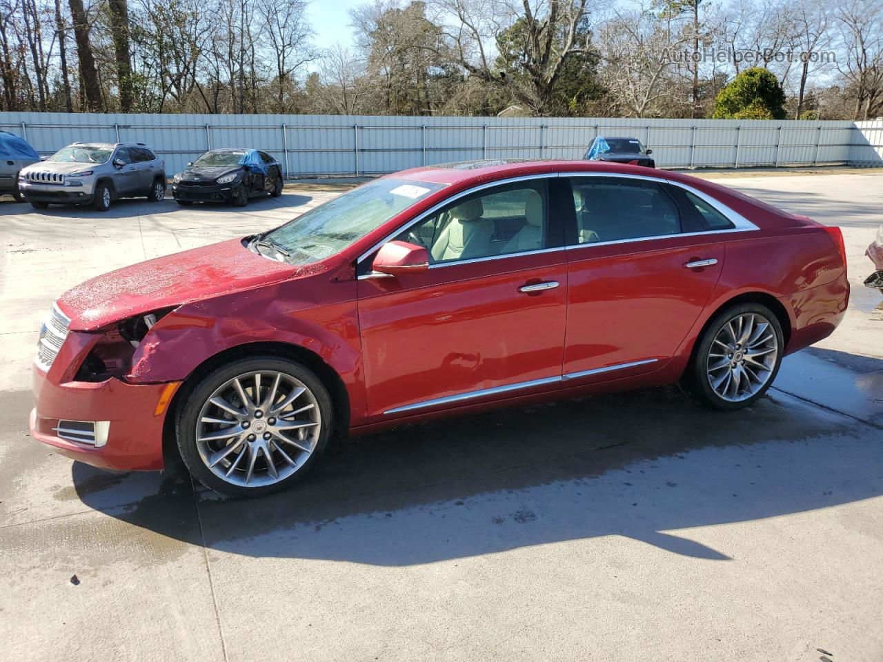 2013 Cadillac Xts Platinum Red vin: 2G61U5S39D9215470