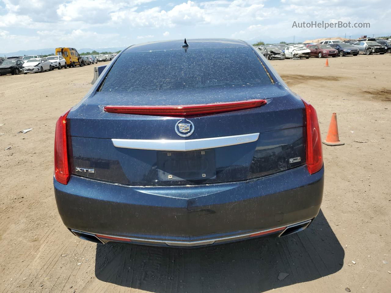 2013 Cadillac Xts Platinum Blue vin: 2G61V5S30D9135018