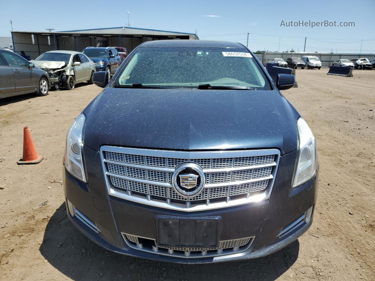 2013 Cadillac Xts Platinum Blue vin: 2G61V5S30D9135018