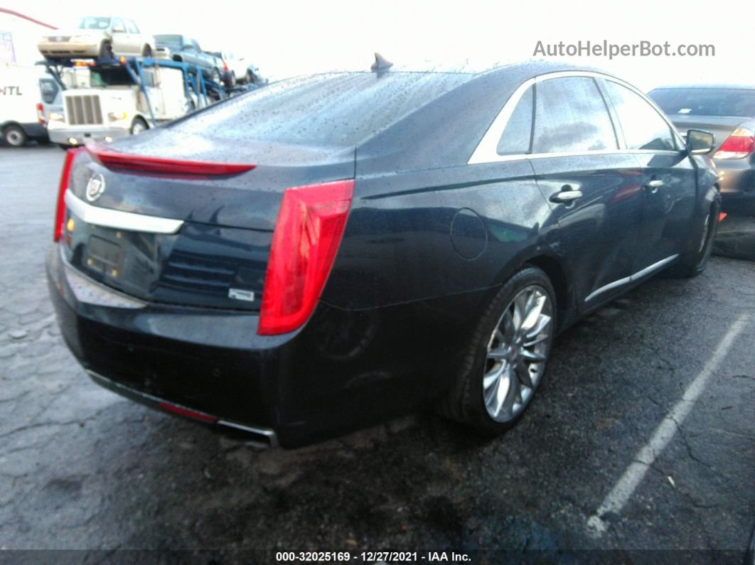 2013 Cadillac Xts Platinum Dark Blue vin: 2G61V5S31D9155634
