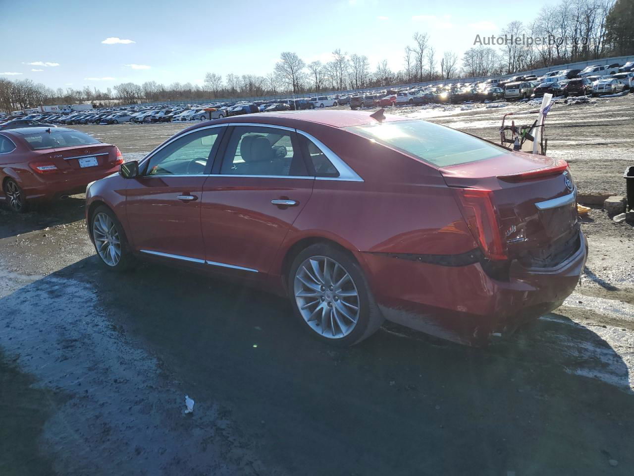 2013 Cadillac Xts Platinum Red vin: 2G61V5S32D9186889