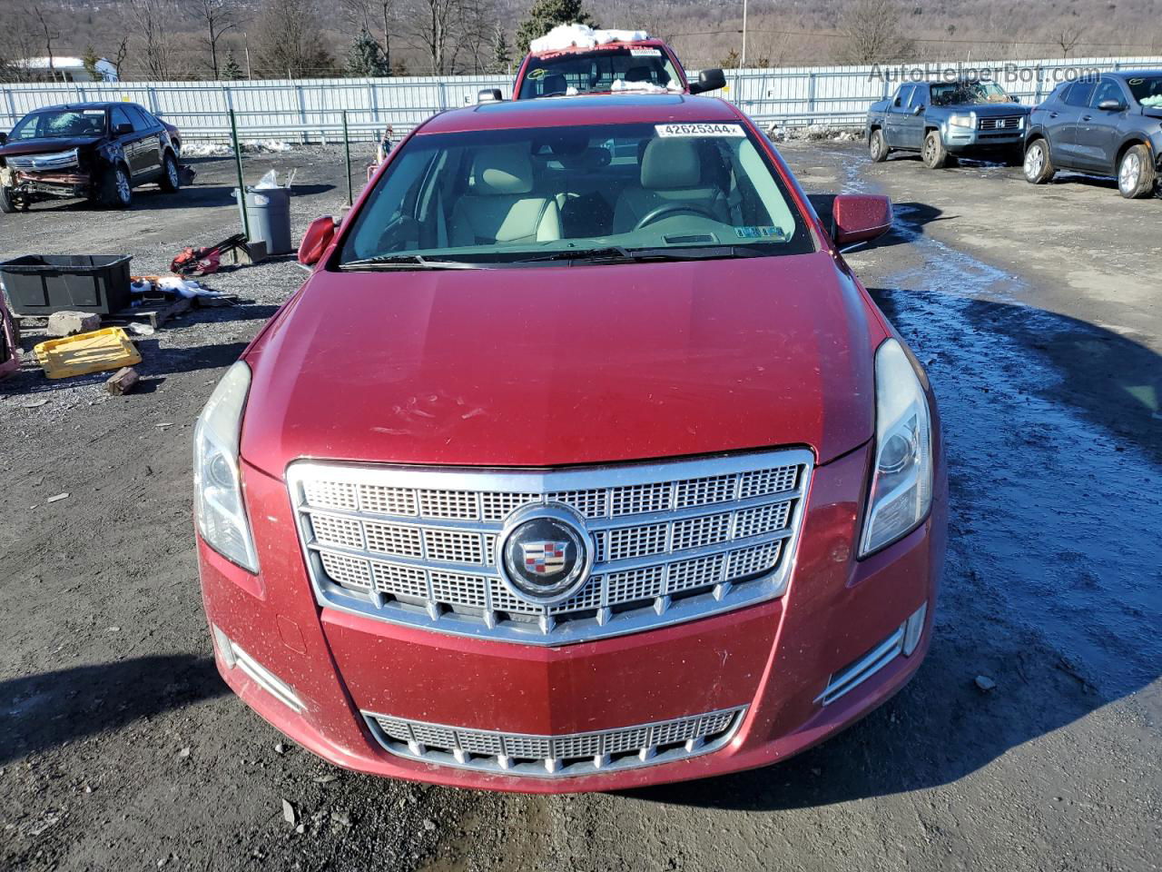 2013 Cadillac Xts Platinum Red vin: 2G61V5S32D9186889