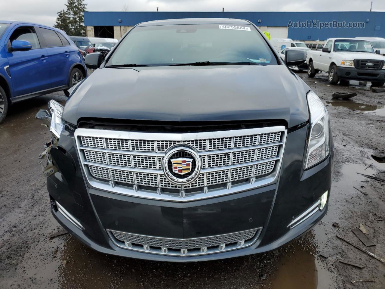 2013 Cadillac Xts Platinum Gray vin: 2G61V5S32D9219048