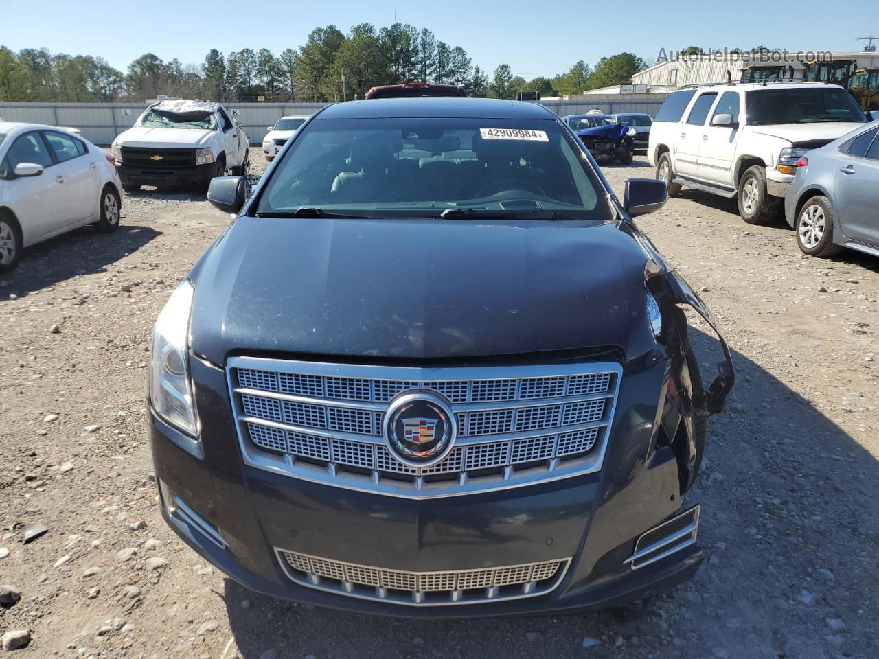 2013 Cadillac Xts Platinum Blue vin: 2G61V5S32D9229448