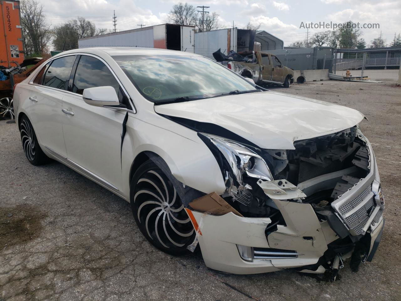 2013 Cadillac Xts Platinum White vin: 2G61V5S38D9130360