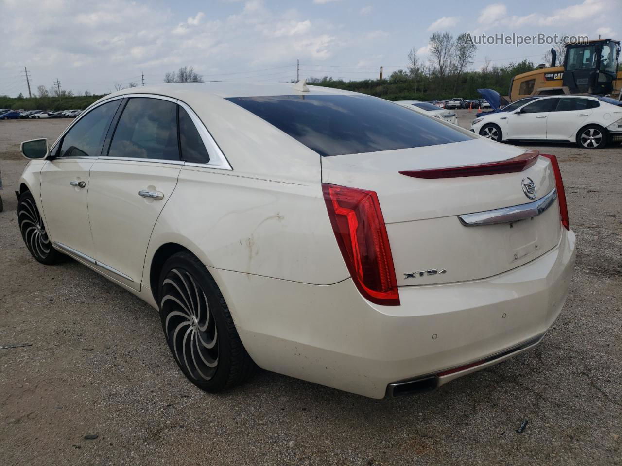 2013 Cadillac Xts Platinum White vin: 2G61V5S38D9130360