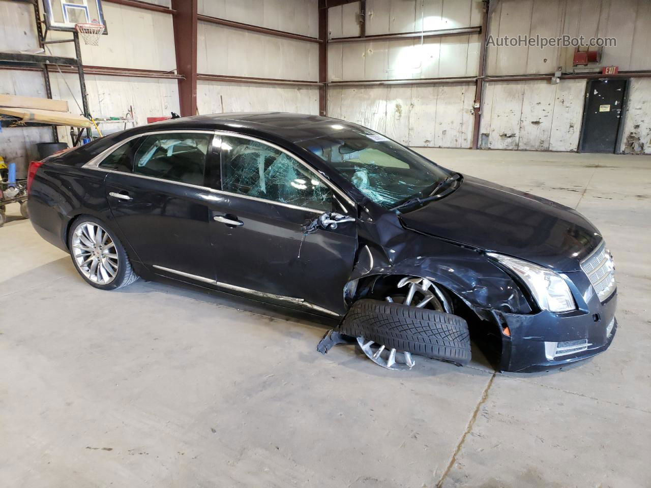 2013 Cadillac Xts Platinum Blue vin: 2G61V5S39D9166316