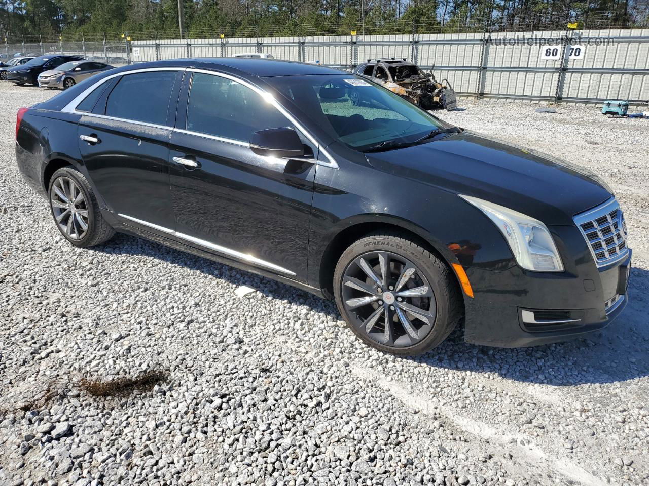 2013 Cadillac Xts Black vin: 2G61W5S36D9105714