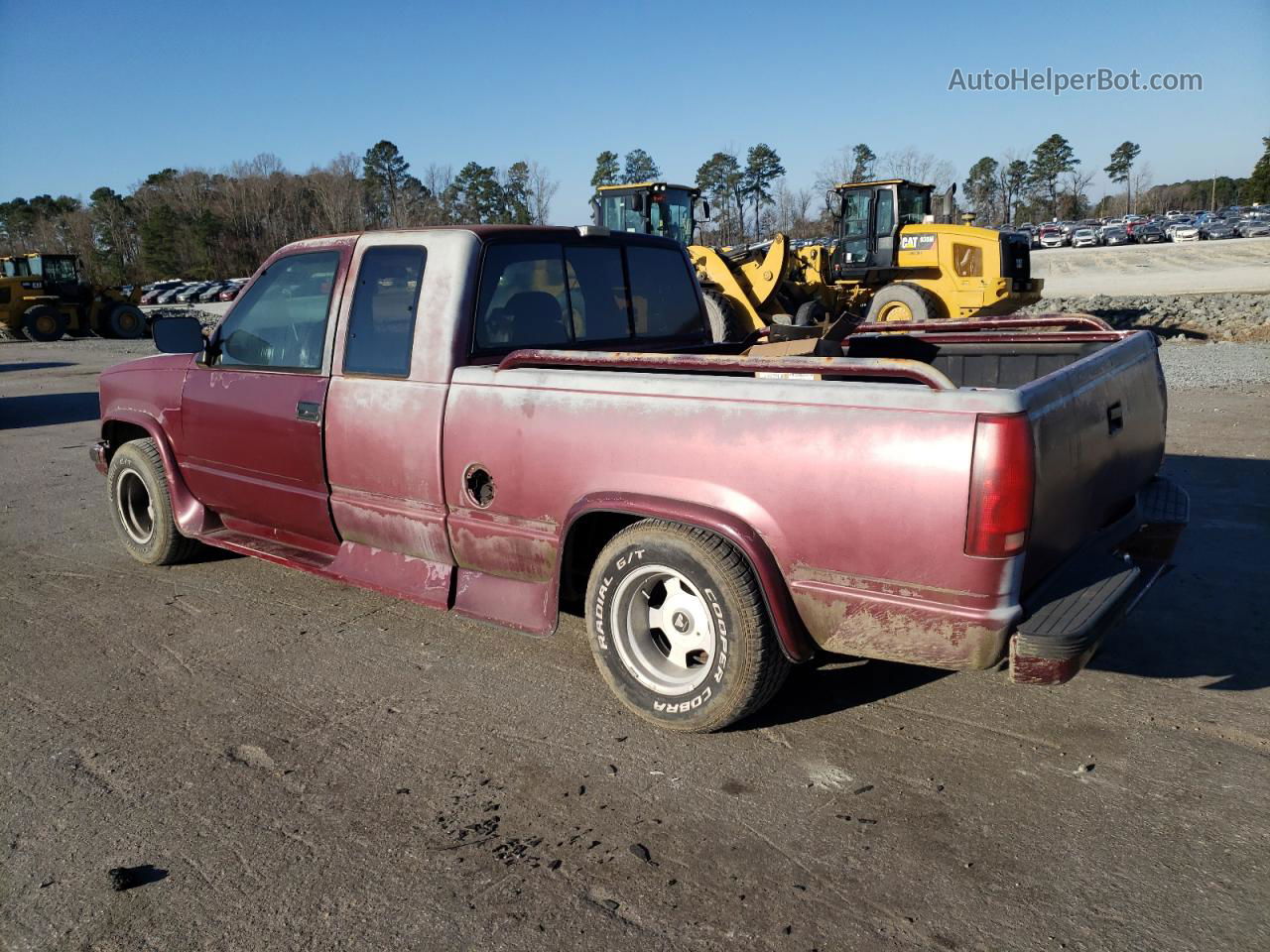 1993 Chevrolet Gmt-400 C1500 Burgundy vin: 2GBEC19K2P1225322