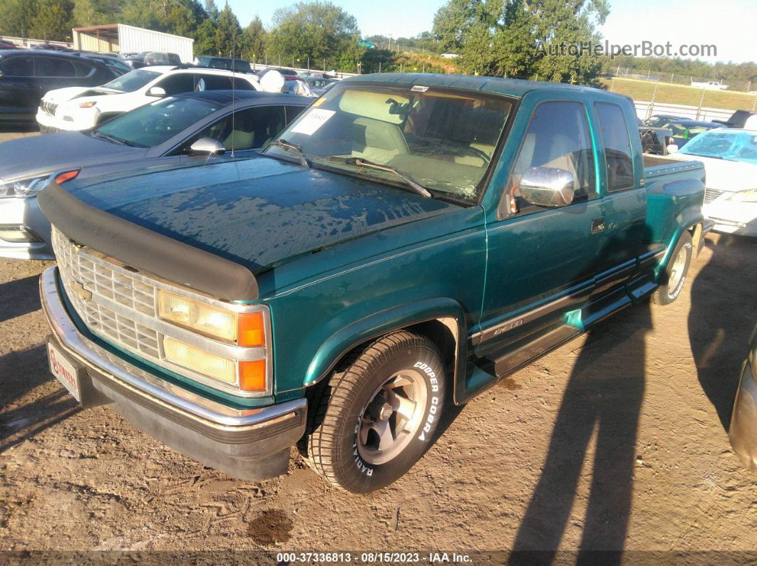 1993 Chevrolet Gmt-400 C1500 Green vin: 2GBEC19K4P1262579