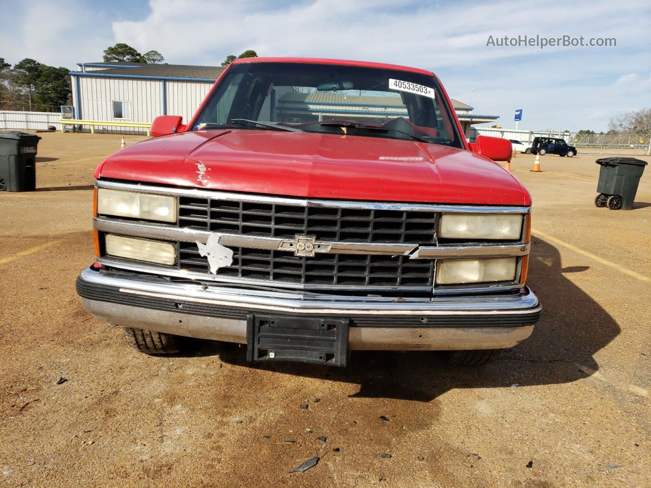 1993 Chevrolet Gmt-400 C1500 Red vin: 2GBEC19K8P1147824