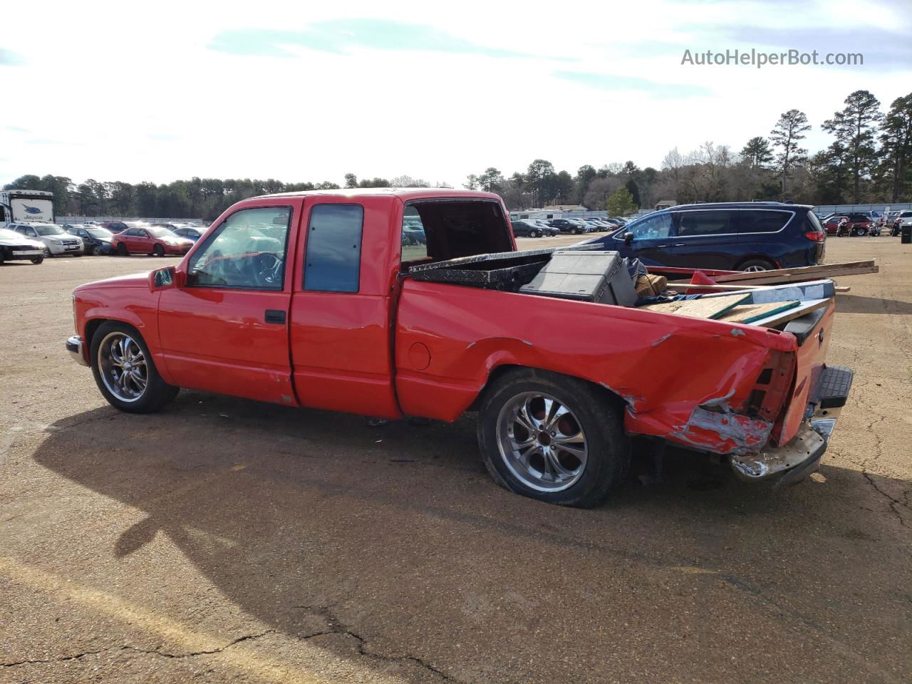 1993 Chevrolet Gmt-400 C1500 Red vin: 2GBEC19K8P1147824