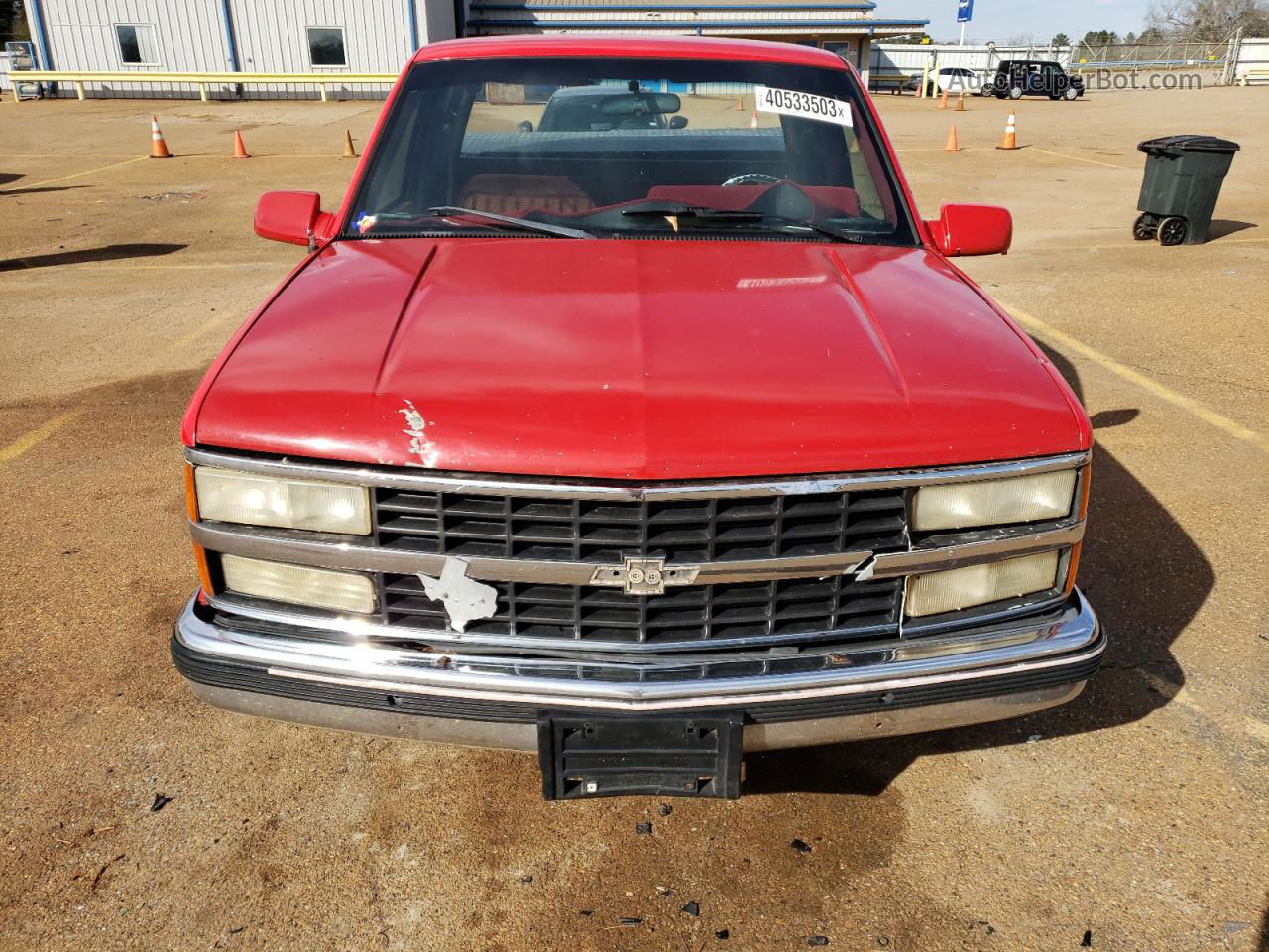1993 Chevrolet Gmt-400 C1500 Red vin: 2GBEC19K8P1147824