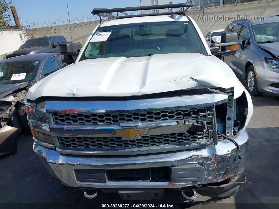 2019 Chevrolet Silverado 2500hd Wt White vin: 2GC2CREG8K1135809