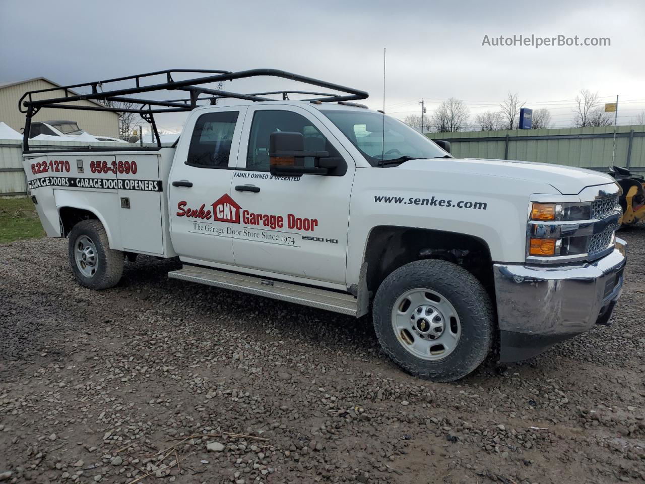 2019 Chevrolet Silverado K2500 Heavy Duty White vin: 2GC2KREG5K1243372