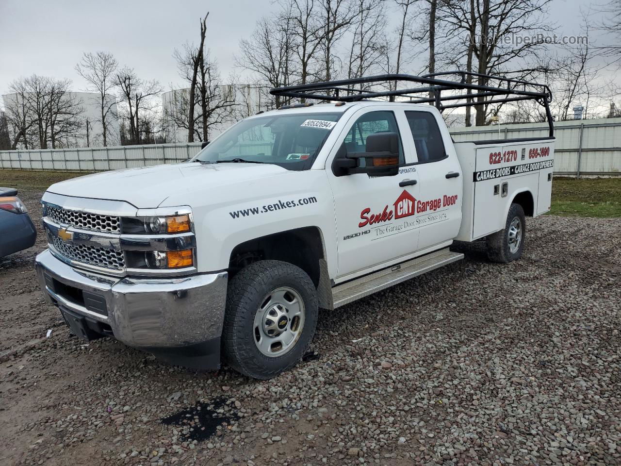 2019 Chevrolet Silverado K2500 Heavy Duty White vin: 2GC2KREG5K1243372