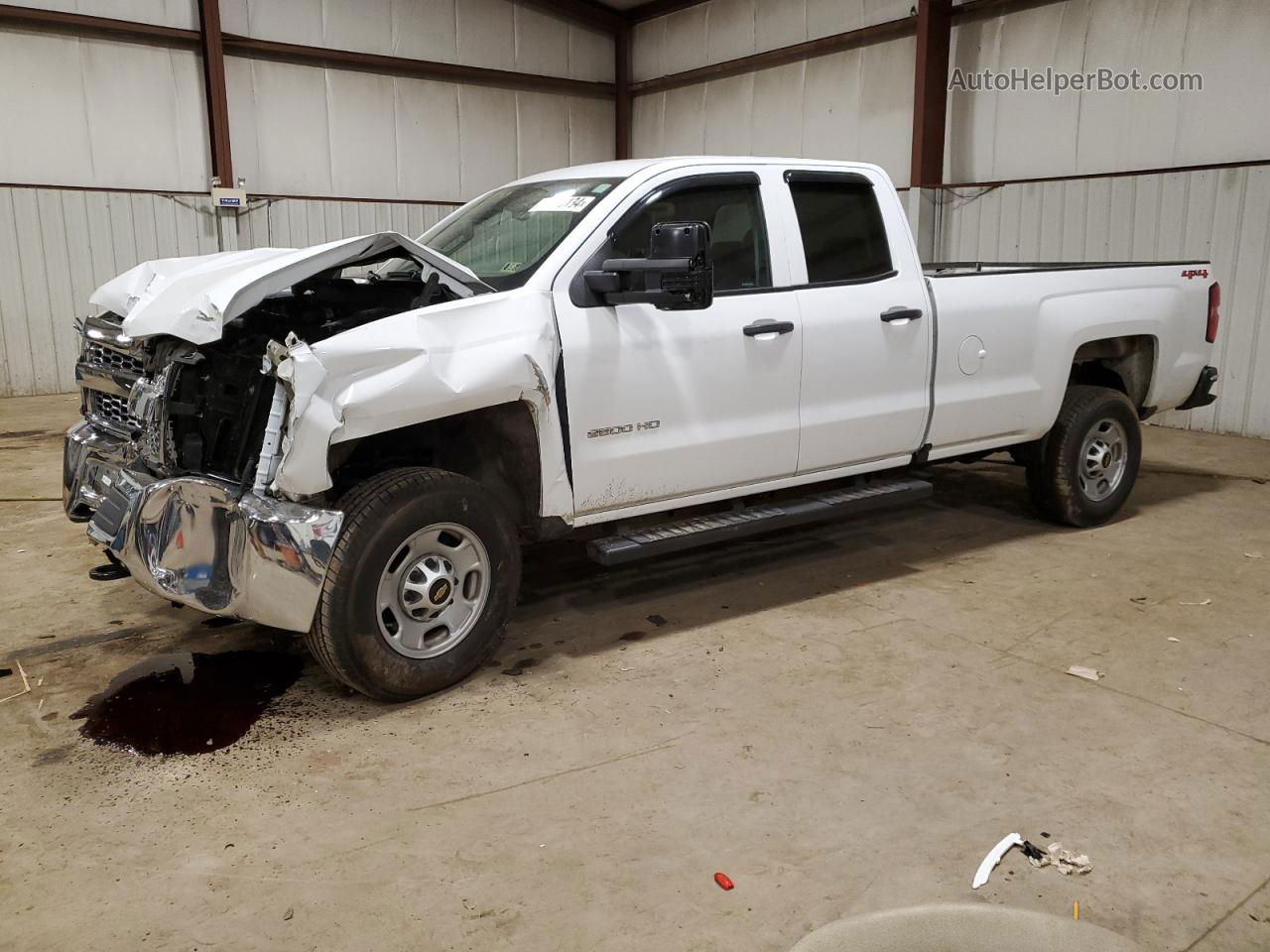 2019 Chevrolet Silverado K2500 Heavy Duty White vin: 2GC2KREG7K1202970