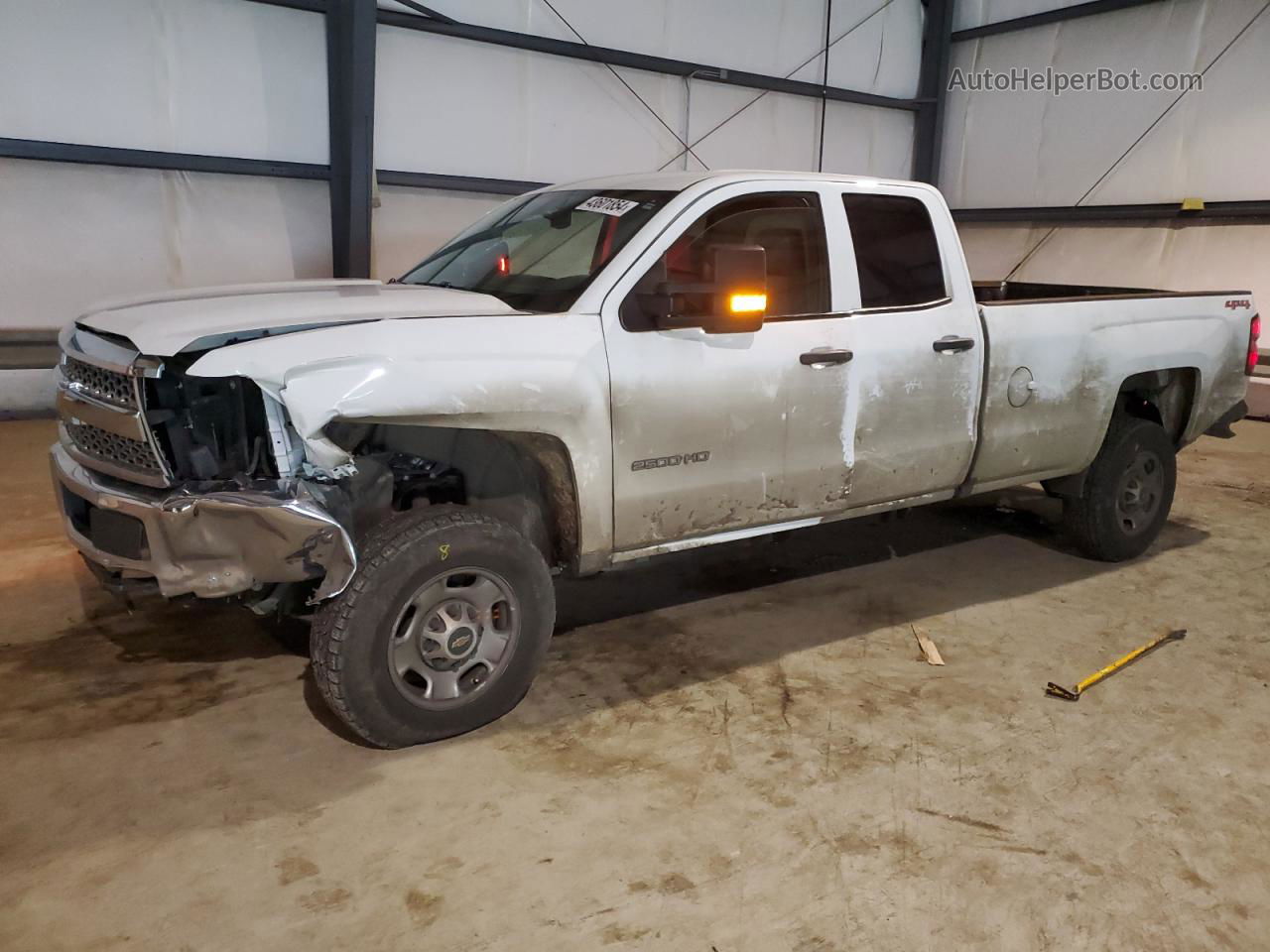 2019 Chevrolet Silverado K2500 Heavy Duty White vin: 2GC2KREGXK1244887