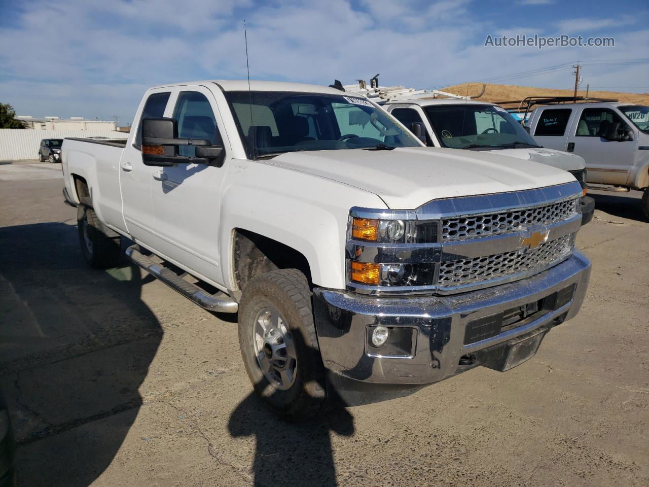 2019 Chevrolet Silverado K2500 Heavy Duty Lt White vin: 2GC2KSEG6K1115021