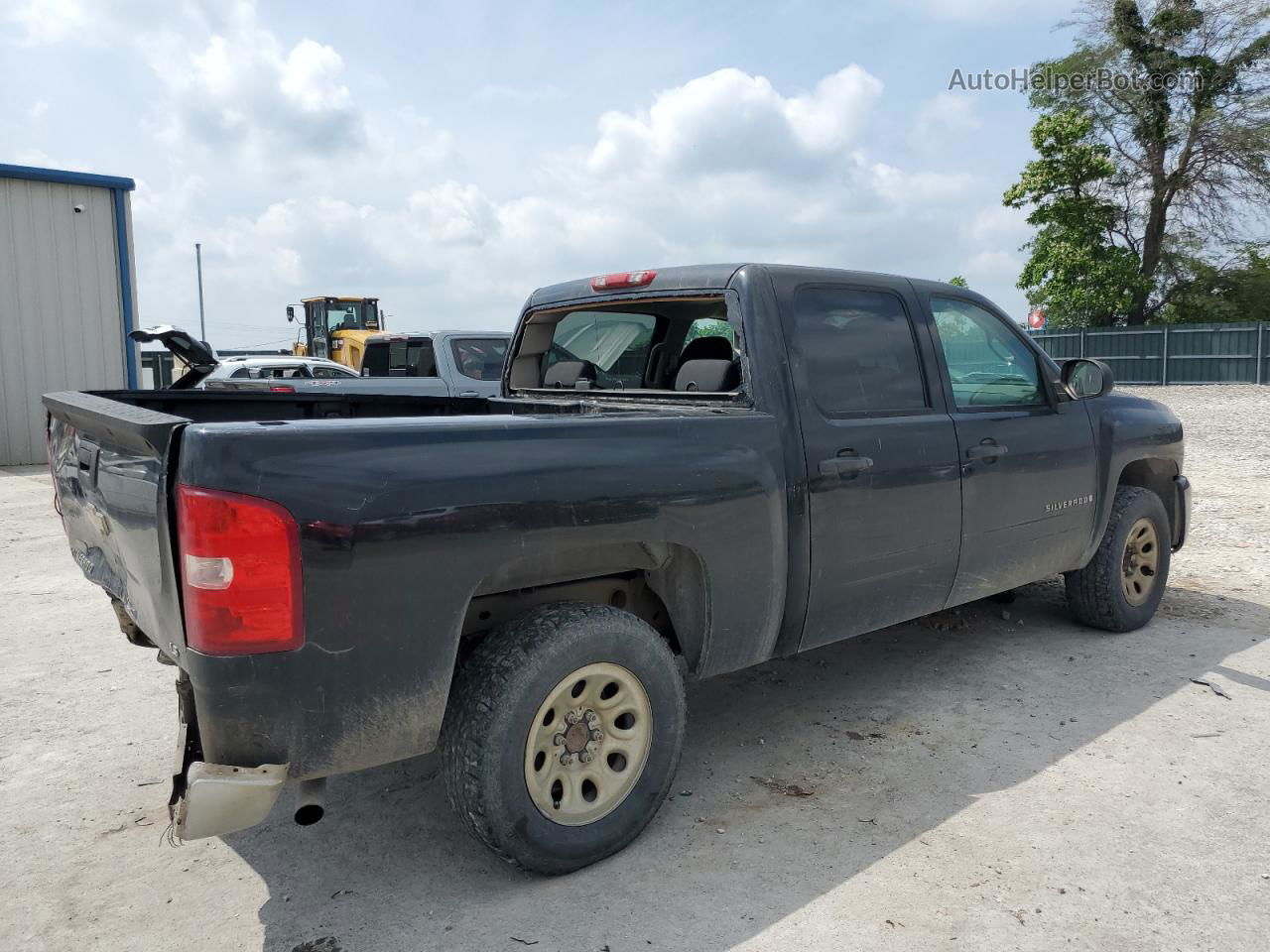 2008 Chevrolet Silverado C1500 Black vin: 2GCEC13C081210607