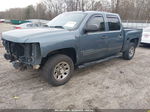 2008 Chevrolet Silverado 1500 Ls Blue vin: 2GCEC13C181115652