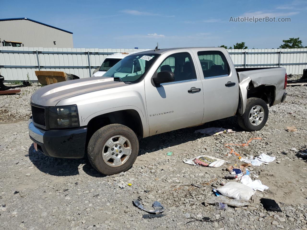 2008 Chevrolet Silverado C1500 Silver vin: 2GCEC13C981169913