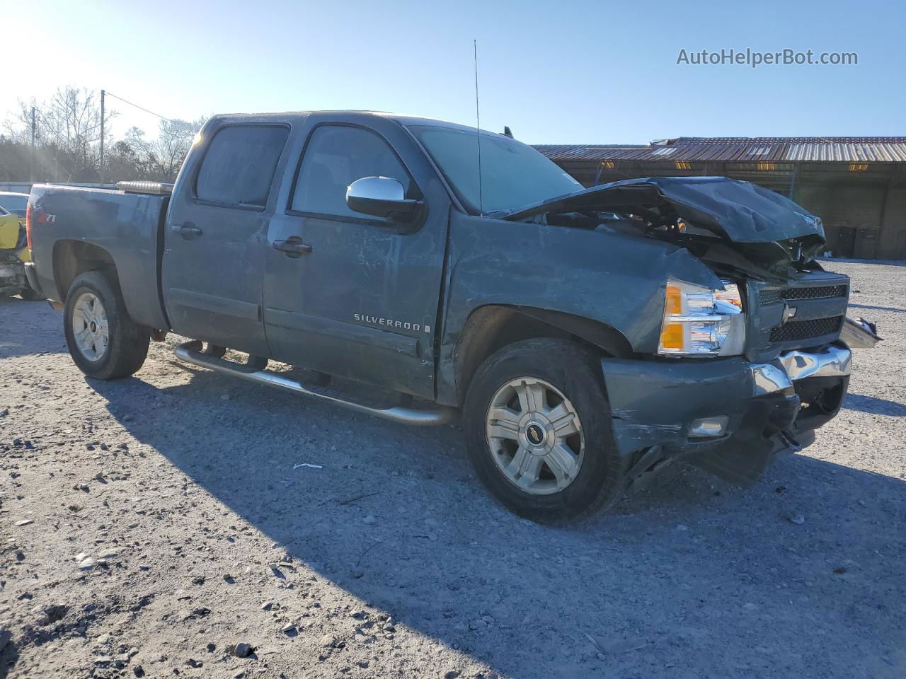 2008 Chevrolet Silverado C1500 Blue vin: 2GCEC13JX81239501