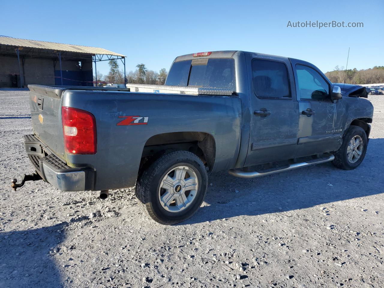 2008 Chevrolet Silverado C1500 Blue vin: 2GCEC13JX81239501