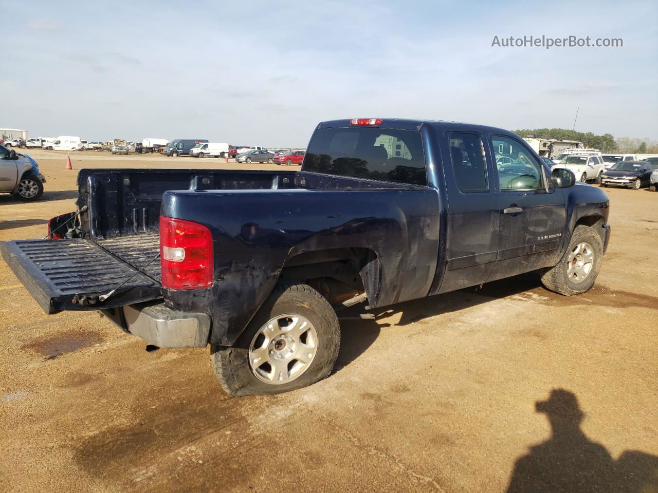 2008 Chevrolet Silverado C1500 Black vin: 2GCEC19C081313629