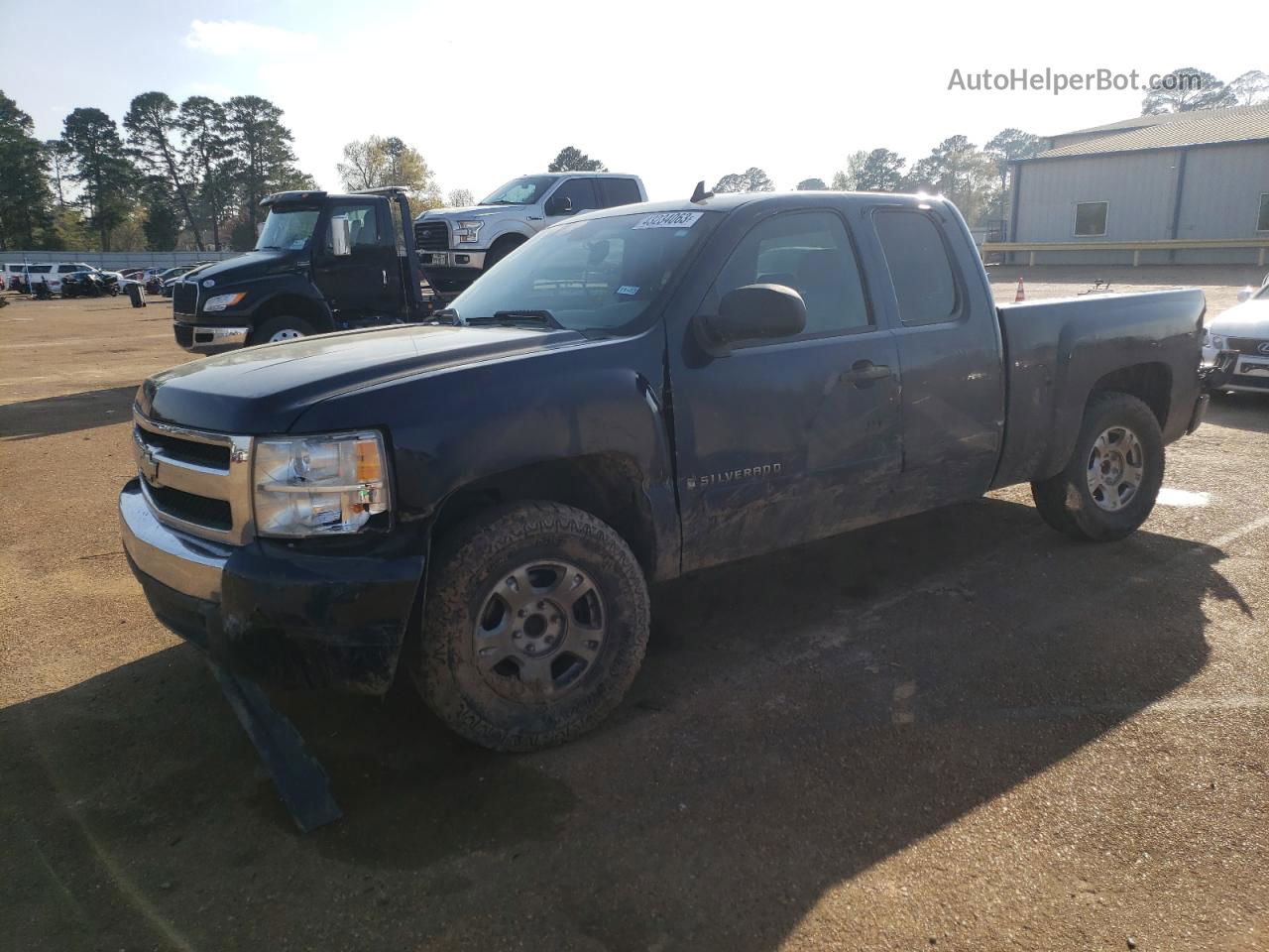 2008 Chevrolet Silverado C1500 Black vin: 2GCEC19C081313629