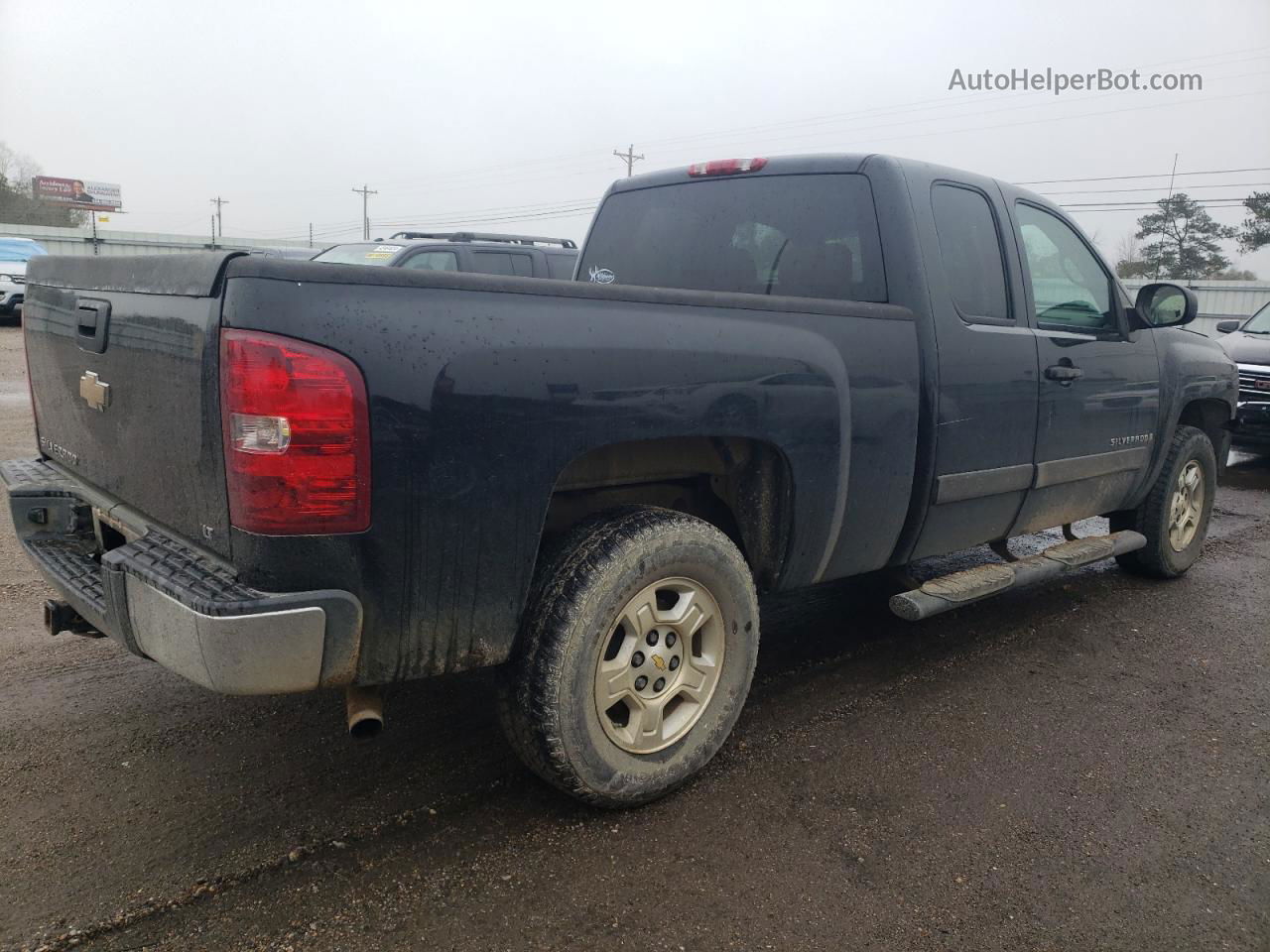 2008 Chevrolet Silverado C1500 Black vin: 2GCEC19C581308121