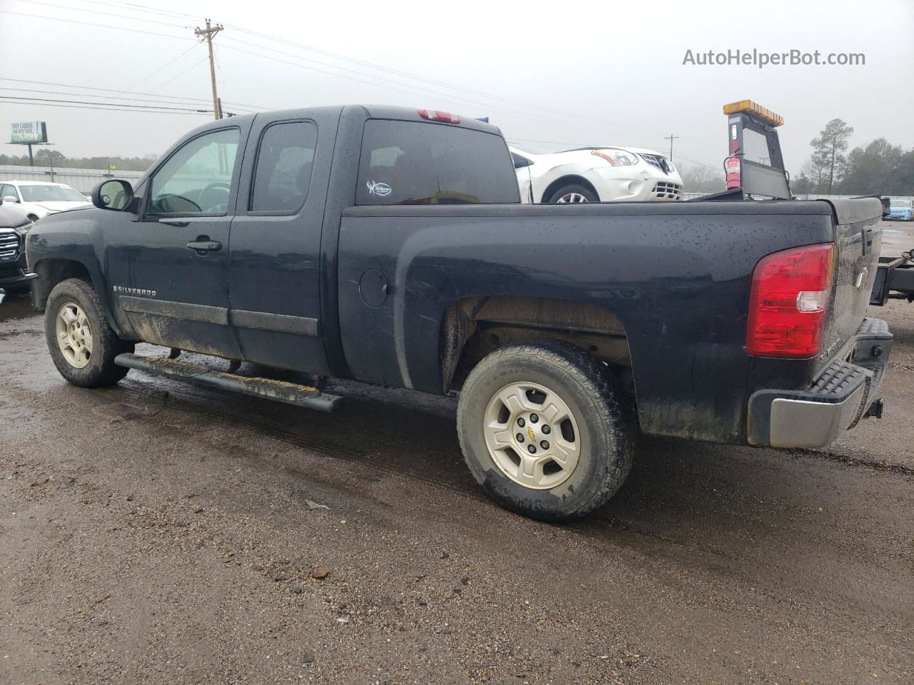 2008 Chevrolet Silverado C1500 Black vin: 2GCEC19C581308121